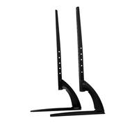 KiBcsLic Support de Télévision en Acier Noir Supportant jusqu'à 45 Kg pour Téléviseurs de 39 à 75 Pouces.