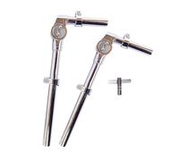 KiBcsLic Support de Tom Pince pour Fût Pièce pour Batterie Système de Suspension avec Un Assemblage Simple et Rapide Adapté pour Un Kit de Batterie Professionn, 2 Pièces