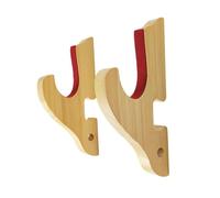 KiBcsLic Support Mural Porte-épée Horizontal Compact et Décoratif avec Crochet pour Flûtes Wakizashi de Collection, 1 Couche Rembourrée