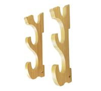 KiBcsLic Support Mural Porte-épée Horizontal Compact et Décoratif avec Crochet pour Flûtes Wakizashi de Collection, 3 Niveaux