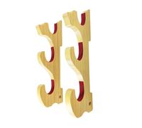 KiBcsLic Support Mural Porte-épée Horizontal Compact et Décoratif avec Crochet pour Flûtes Wakizashi de Collection, 3 Couches Rembourrées