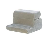 KiBcsLic Support Tablette Support Coussin Support Téléphone Support Lecture Pochette Arrière Portable Léger Ajustable Convient pour Utilisation à Domicile Bure, Gris