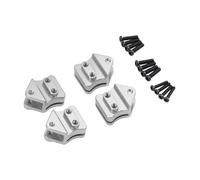 KiBcsLic Supports de Fixation pour Ressorts à Lames - Composant Léger et à Monter Soi-même - Remplace Les Accessoires Robustes - Pièces Métalliques Fac, Argent