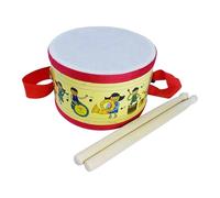 KiBcsLic Tambour pour Enfants Instrument de Musique Bois Ensemble Percussion Main Coordination Sensorielle Rythmique Adapté Enfants Enseignement Animation, Dessin AnimÉ