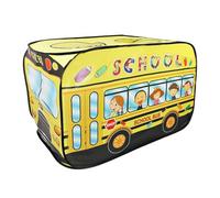 KiBcsLic Tente de Jeu pour Enfant Maison Pliable Véhicule Jouet Polyester Rangement Pratique Convient Aux Parcs Plages Fêtes Anniversaires Lecture Animaux, Autobus Scolaire