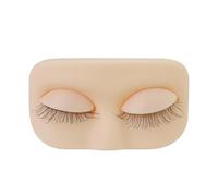 KiBcsLic Tête de mannequin pour extensions de cils, multi-usages, formation au maquillage pour débutants, Rose