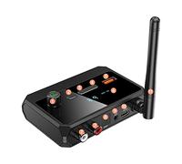 KiBcsLic Transmetteur Récepteur Bluetooth 5.3 Adaptateur Stéréo Audio Multi-Interface 3.5mm RCA U Disque Prise Jack Lecture Directe pour Casque TV