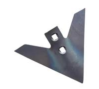 KiBcsLic Triangulaire pour Cultivateurs, épaisseur 4 Mm, avec Vis, Adaptée Aux Petits Motoculteurs, Size S