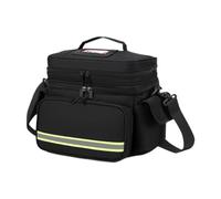 KiBcsLic Trousse de Premiers Secours Vide avec Design Pratique et Fermeture Éclair Sac Portable pour Organisation Des Médicaments Pochette de Rangement avec Po, Couche Double