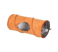 KiBcsLic Tunnel pour Chat Jouet D'Agilité Cachette de Jeu Tube Amusant Accessoire D'Entraînement en Flanelle Approprié pour Les Chatons Les Chiots et, 25cmx58cm