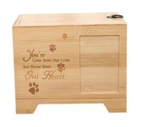 KiBcsLic Urne Funéraire Décorative pour Animaux de Compagnie, pour Chiens, Chats et Petits Animaux, Fournitures Haut de Gamme pour Animaux de Compagnie