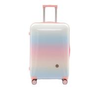 KiBcsLic Valise Brillante Valise à roulettes Multidirectionnelle Roue Chariot pour Déplacement, Avion, Array, Dégradé Crème Glacée, 28 Pouces