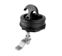 KiBcsLic Verrou de Trappe de Pont, Accessoires Marins, Verrou à Came Rotatif à 360°, Poignée en T, Haute Résistance, Poignée en Nylon