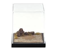 KiBcsLic Vitrine pour Voitures Miniatures à L'échelle 1/64, Scènes, Rangement, Vitrine pour Figurines.