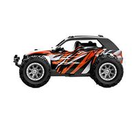 KiBcsLic Voiture Radiocommandée Miniature Véhicule Télécommandé Camion Modèle Jouet Électrique LED Carrosserie Lumineuse Batterie Remplaçable Rechargeabl,
