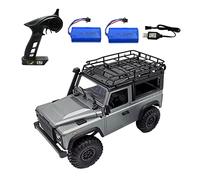 KiBcsLic Voiture Télécommandée 4WD Climbing /12 Modèles Tout-Terrain Jouet Simulation Alliage Batterie Contrôle sans Fil Convient Aux, 2 pièces Piles