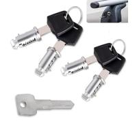 KiBlithemor Lot de 4 noyaux de serrure pour barres de toit Thule, serrure de sécurité pour coffres de toit, barres de toit, cylindres de serrure pour cylindres de serrure Thule Pièces de rechange