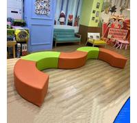 KIBONCY Arc - Tabourets de canapé à lobes for Les Jardins d'enfants, opérations d'éducation préscolaire, troupes d'entraînement, écoles, librairies et Zones d'attente Parents(B)