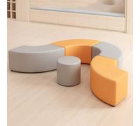 KIBONCY Arc - Tabourets de canapé à lobes for Les Jardins d'enfants, opérations d'éducation préscolaire, troupes d'entraînement, écoles, librairies et Zones d'attente Parents(D)