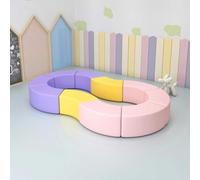 KIBONCY Arc - Tip Tabourets de canapé for Les Jardins d'enfants, opérations d'éducation préscolaire, troupes d'entraînement, écoles, librairies et Zones d'attente Parents(B)