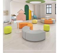 KIBONCY Arc - Tip Tabourets de canapé for Les Jardins d'enfants, opérations d'éducation préscolaire, troupes d'entraînement, écoles, librairies et Zones d'attente Parents(A)
