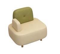 KIBONCY Arm & PU Leather Fabric Seating Chair Modern Sectional Sofa Accent, for Living Room Double Creative Suitable for Coffee(E,Single)