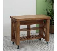 KIBONCY Armoire de Rangement avec étagère, Buffet d'appoint 2 Portes avec Cadre en Bois Massif et poignées en métal Vintage, Finition Mate(A,100x50x80cm)