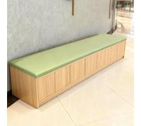 KIBONCY Banc de canapé rembourré élégant et Minimaliste, unité intégrée Comprenant Une Armoire à Chaussures Mobile, Une Armoire à Baie vitrée et Une Armoire de Rangement sur Pied(A15)