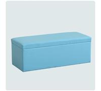 KIBONCY Banc de Rangement Ottoman, Coffre de Rangement rembourré en Simili Cuir avec Couvercle, Banc à Chaussures Multicolore for entrée, Chambre à Coucher, Salon(150 * 30 * 30)