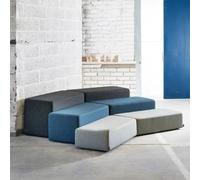 KIBONCY Banc rembourré de Loisirs, canapés à Gradins, siège de Carte créatif, Mousse Haute densité, for école, bibliothèque, Centre de Formation, café de Lecture, Studio de Danse(Colorful2)