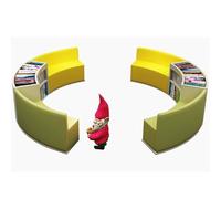 KIBONCY Bibliothèques et canapés intérieurs du Campus dans la bibliothèque Scolaire, étagères en Bois rembourrées de Forme personnalisée for Les Jardins d'enfants(C)