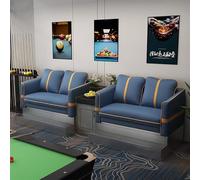 KIBONCY Billiard Spectator Sofa Set, Luxury Hall Seating, PU Leather Pool Watching Chair with Storage Cabinet for(F)