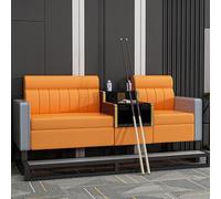 KIBONCY Billiards Hall Billiards Table and Chair Sofa Ball-Watching Chair Faux Leather Billiards Chairs with Pedal Table(H)