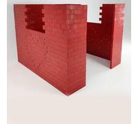 KIBONCY Blocs de Construction en Bois, Ensemble de Construction de Maison en Bois Naturel, Blocs d'architecture, projets de Bricolage réutilisables, Jouets d'apprentissage préscolaire(308pc)