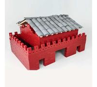 KIBONCY Blocs de Construction, Ensemble de Construction de Maison en Bois Naturel, Blocs d'architecture, projets de Bricolage réutilisables, Cadeau d'anniversaire créatif(868pc)