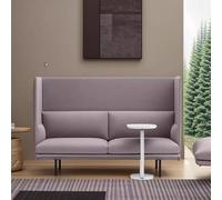 KIBONCY Bureau de Loisirs, Dossier Haut, canapé Semi-fermé, Fauteuil Principal dans Un Espace de négociation de bibliothèque à Poste Unique, Coin Repos.(Gray)