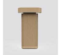 KIBONCY Bureau de réception d'entreprise de Restaurant, Bureau de Caisse de Peinture en Acier Inoxydable, for salles de conférence d'entreprise, école(C)