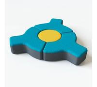 KIBONCY Cabine et canapé en Tissu incurvé, Ensemble de Meubles de réception de Bureau Moderne for Les réunions de Clients, Espace Salon créatif, Zone d'attente, Cadre Professionnel(B)