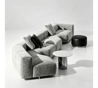 KIBONCY Canapé combiné modulaire for Petits et Grands Salons, canapé sectionnel Moderne for Famille d'accueil, Magasin de vêtements, réception de Bureau(3.8m)