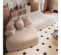 KIBONCY Canapé d'angle Diagonal, Hall d'hôtel de Forme irrégulière et canapé Club, Zone de Repos du Bureau, réception(A,3.6M)