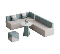 KIBONCY Canapé De Bureau De Marque Technologique, Établissement De Formation Créatif Et Simple, Réception De Banque, Aire De Loisirs Et De Repos, Ensemble De Canapé De Réception Et D'Attente(B)