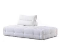 KIBONCY Canapé de Couleur crème, canapé combiné modulaire, Salon de Petite Taille sans accoudoirs, Meubles en Tissu for Homme Paresseux en Forme de Bloc carré(1.81 * 1m)