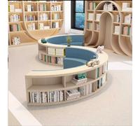 KIBONCY Canapé de Jeu modulable, Ensemble canapés d'angle modulables en Cuir, rangements for Livres, for établissement Formation, librairie, Espace détente, réception, Salle Lecture(3)