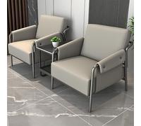 KIBONCY Canapé de réception de Bureau, négociations commerciales sur des canapés en Fer forgé, Facile à Nettoyer, for Chambre à Coucher, Salon, Bureau, réception et Club Lounge(73+73+40cm)