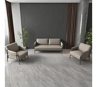 KIBONCY Canapé de réception de Bureau, négociations commerciales sur des canapés en Fer forgé, Facile à Nettoyer, for Chambre à Coucher, Salon, Bureau, réception et Club Lounge(73+73+173cm)