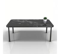 KIBONCY Canapé de réception de Bureau, négociations commerciales sur des canapés en Fer forgé, Facile à Nettoyer, for Chambre à Coucher, Salon, Bureau, réception et Club Lounge(120 * 60 * 47cm)