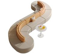 KIBONCY Canapé en Tissu Minimaliste Moderne, Combinaison de sièges de Loisirs créatifs for Zone d'attente de Bureau, négociation Commerciale(10)