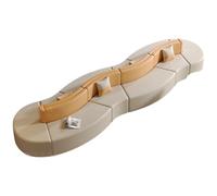 KIBONCY Canapé en Tissu Minimaliste Moderne, Combinaison de sièges de Loisirs créatifs for Zone d'attente de Bureau, négociation Commerciale(9)