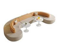 KIBONCY Canapé en Tissu Minimaliste Moderne, Combinaison de sièges de Loisirs créatifs for Zone d'attente de Bureau, négociation Commerciale(6)