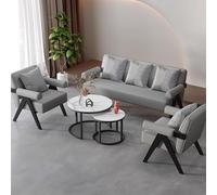 KIBONCY Canapé for Espace détente, Bureau, réception et négociation, Table Basse, Fauteuil, Combinaison Table Basse/canapé for Salle d'attente(A1)